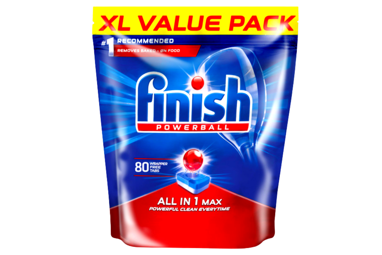 Finish Powerball All in 1 Max XL Pack 80 Wrapper Free Tabs